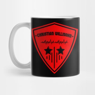 Logo simple christian red colour Mug